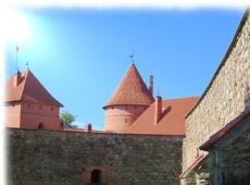 Burg Trakai -Berg der Kreuze Litauen